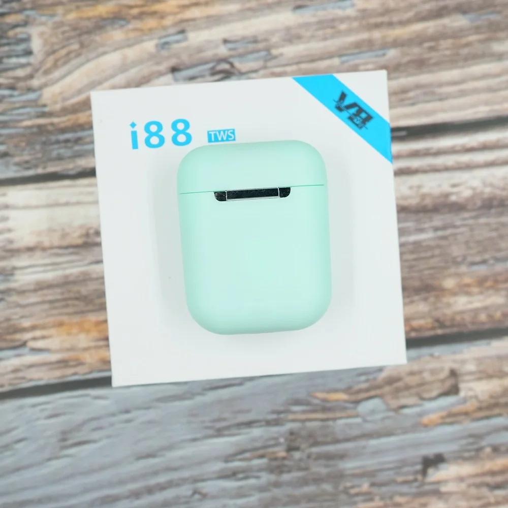 2019 Новинка i88 TWS Беспроводные Bluetooth 5 0 наушники с сенсорным управлением спортивные
