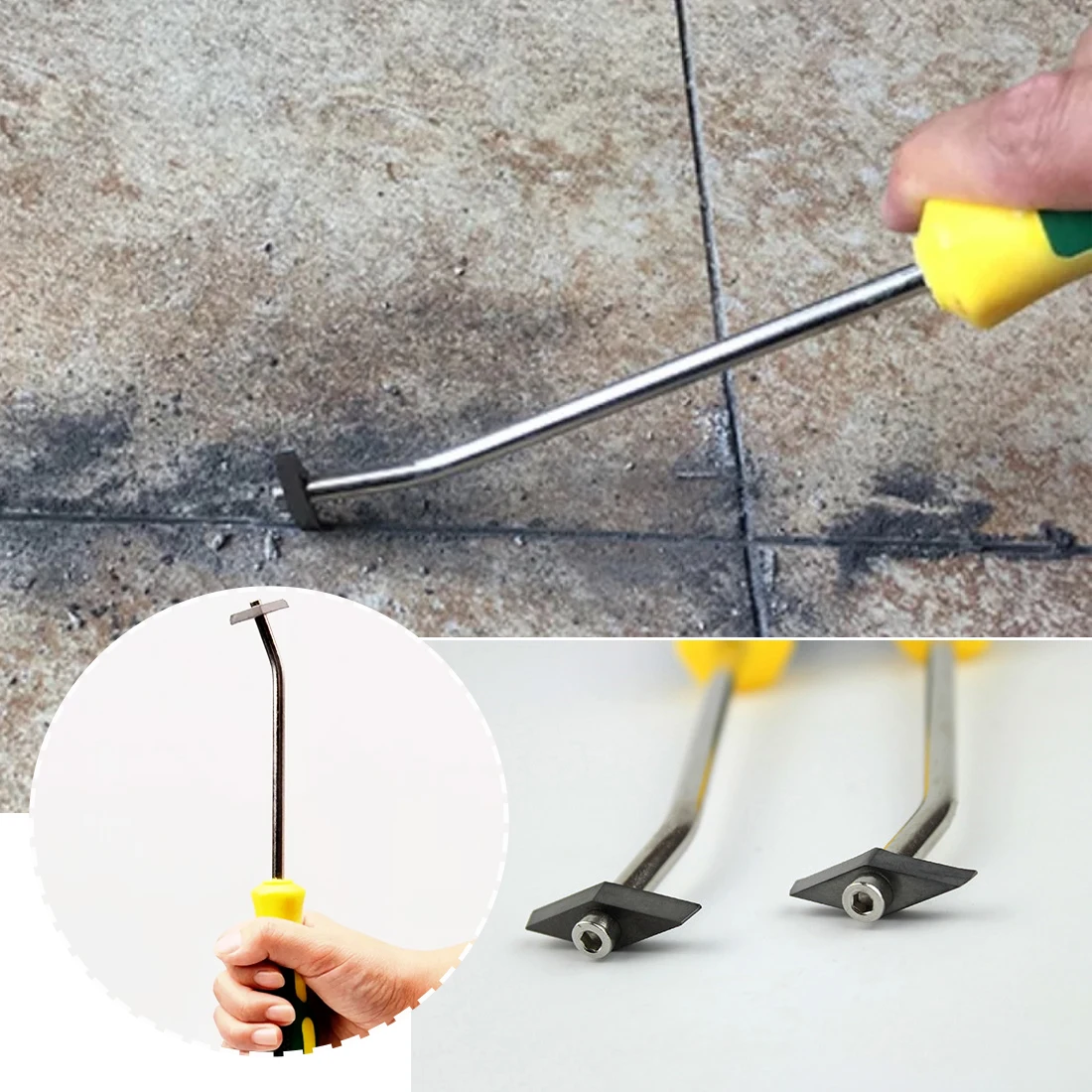 

Professional Ceramic tile grout remover Tungsten Steel Tile Gap cleaner Drill Bit for Floor Wall seam Cement Cleaning hand Tools