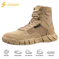 tactical military boots anti slip leather waterproof army shoes for outdoors camping hiking sport hunting trekking