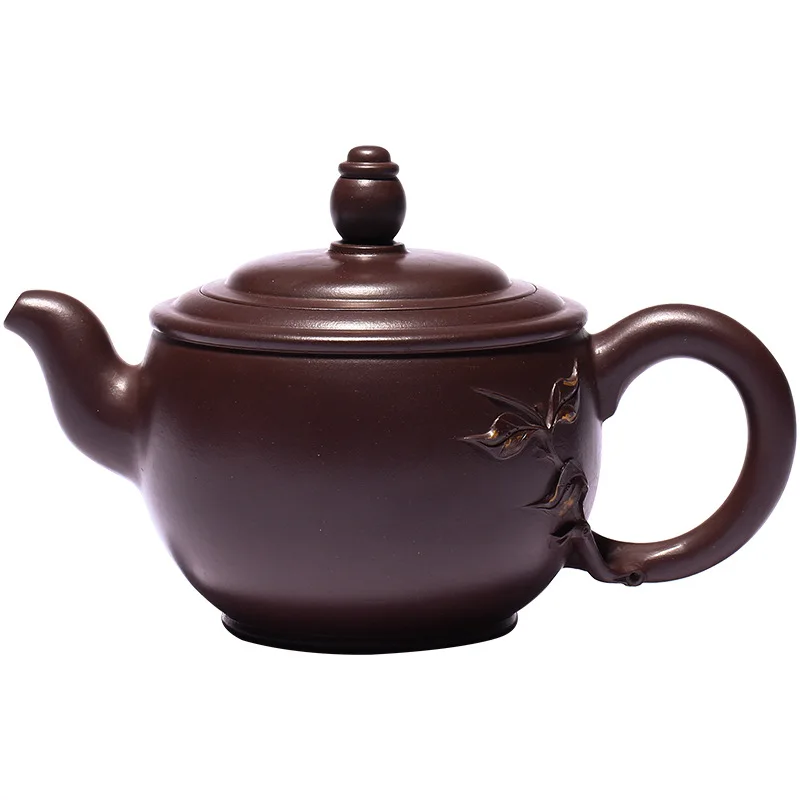 

Yixing purple clay teapot original mine old purple clay master pure handmade Magnolia Yingchun teapot goods tea set