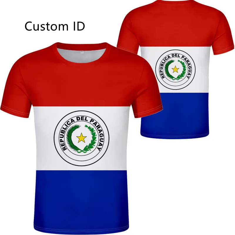 

University of the Spanish Republic of Paraguay Print Photo clothing palaguane T-shirt DIY free custom name number prizing T-shir