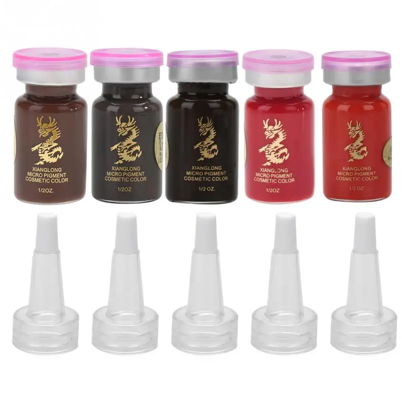 8ml/Bottle Eyebrow Lip Tattoo Plant Pigment Microblading Pigment Ink Makeup Tool Permanent Makeup Tattoos Ink Pigment For Lip