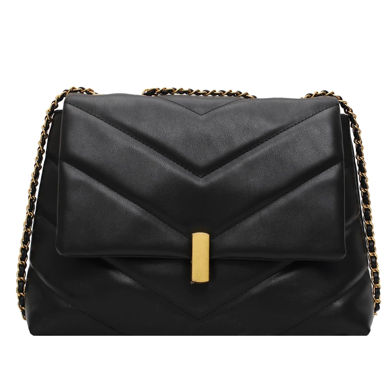 

Small PU Leather Crossbody Bags for Women 2020 Winter Branded Handbags Female Trend Lady Designer Chain Women's Hand Bag