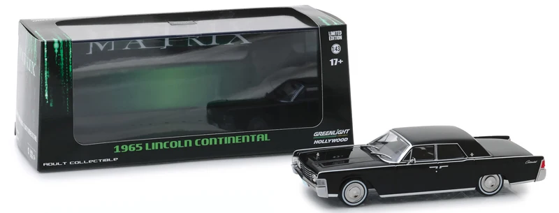 Оригинальная модель автомобиля из сплава GreenLight 1:43 1965 Lin coln Continental boutique|Наземный