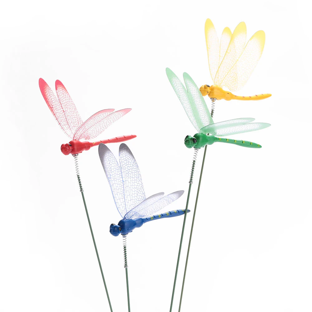 Украшение для сада искусственная стрекоза 2 шт. | Дом и сад
