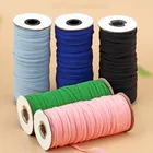 3 мм, 160 ярдов, цветная эластичная резиновая лента, подвесной шнур для ушей, Круглый эластичный шнур, топовая лента, сделай сам, ремесло для шитья, аксессуары для одежды