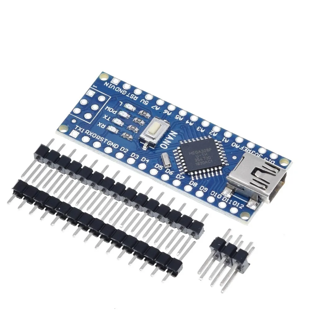 1 шт. для arduino Nano ATMEGA328P Mini USB с Загрузчиком совместимый контроллер Nano 3,0 Для arduino CH340 USB драйвер 16 МГц
