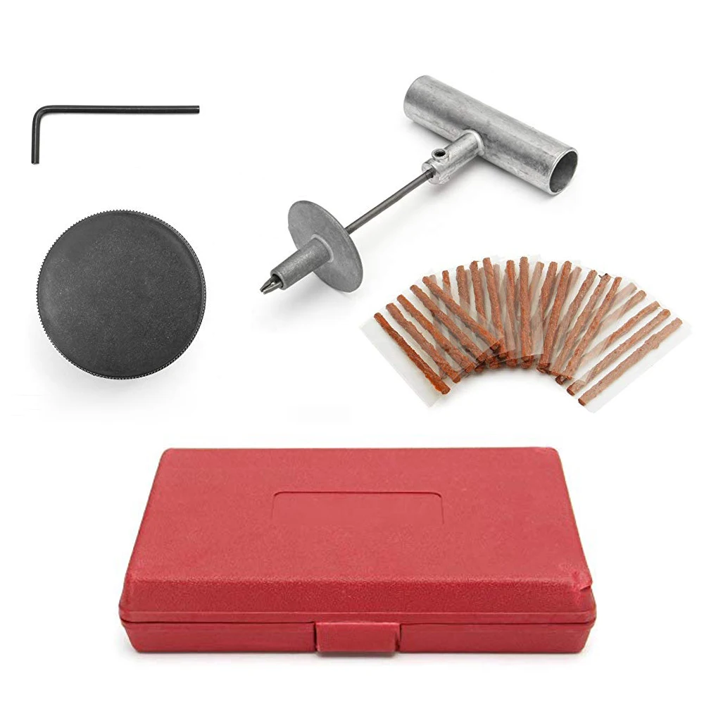 Набор для ремонта шин 35 шт. универсальный фиксации проколов и штепсельной вилки