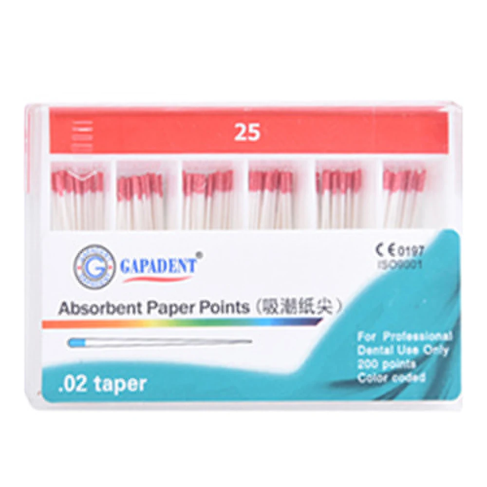 200 шт./упак. Стоматологическая абсорбирующая бумага для отмены корней