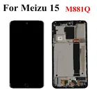 ЖК-дисплей 5,46 дюйма AMOLED для Meizu 15 M881Q Snapdragon 660, сенсорная панель, дигитайзер, с рамкой