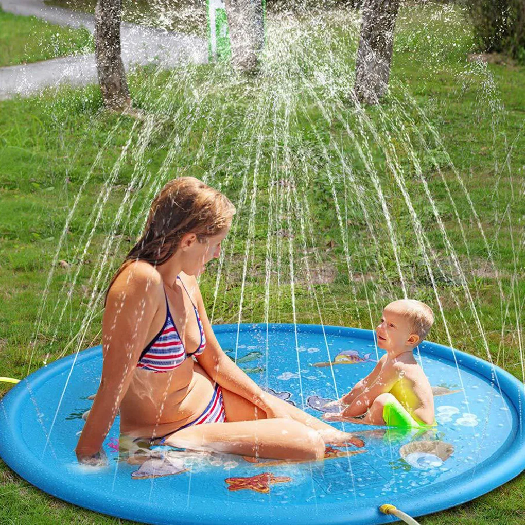 

Детская верхняя одежда, разбрызгиватель Коврик Надувной Игровой водная подушка для младенцев на лето с посыпать коврик для игрушек