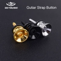 50pcs guitar strap lock locking pegs pin metal end strap button for acoustic classical electric bass guitar ukulele part