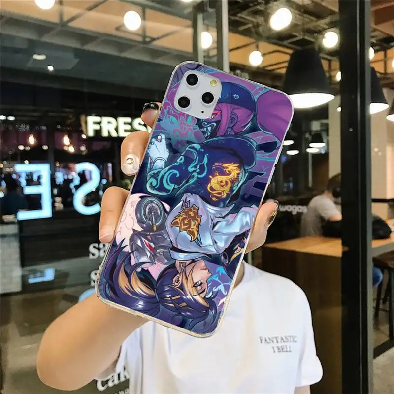HOTCASHOP Legends kda kaisa Ahri akali Phone Case for iphone 12 pro max mini 11 XS MAX 8 7 6 6S Plus X 5S SE 2020 XR cover |