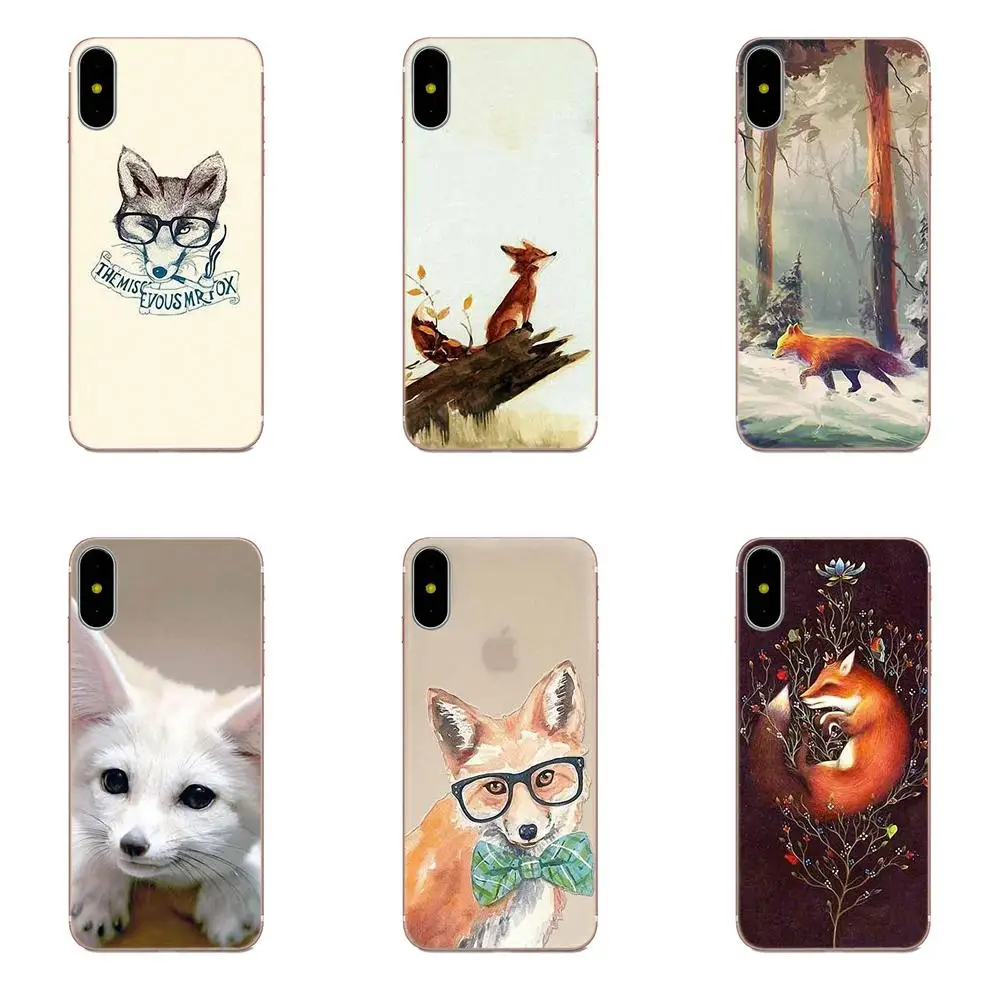 Милые очки из ТПУ для Samsung Galaxy A51 A71 A81 A90 5G A91 A01 S11 S11E S20 Plus Ultra Mr Fox | Мобильные телефоны