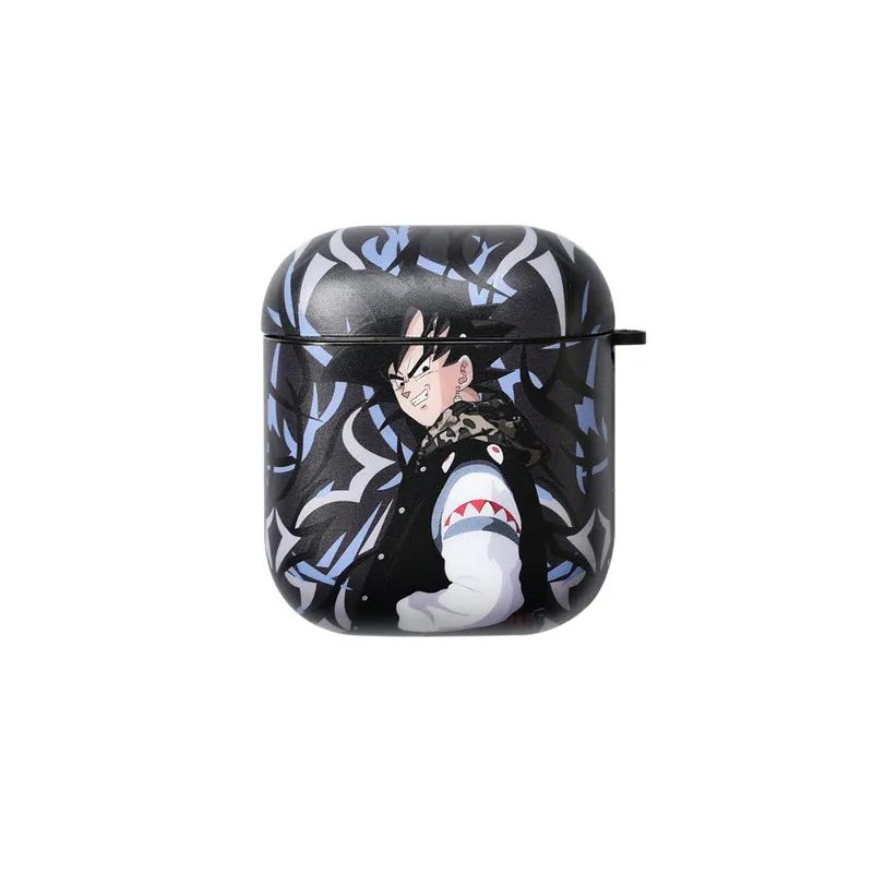 1 Модный трендсеттер Dragon Ball Сон Гоку корпусы гарнитурные для Apple Airpods 1/2 милые ультратонкие ТПУ защитные наушники крышка - Цвет: 1