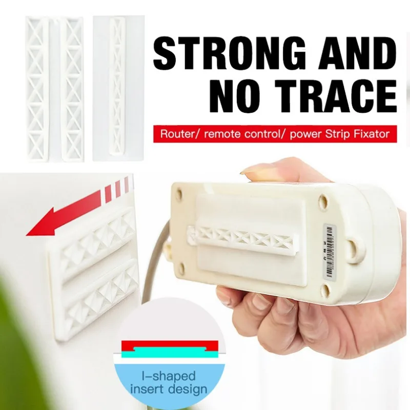 Держатель розетки питания полка Вилка стойка для хранения самоклеящаяся