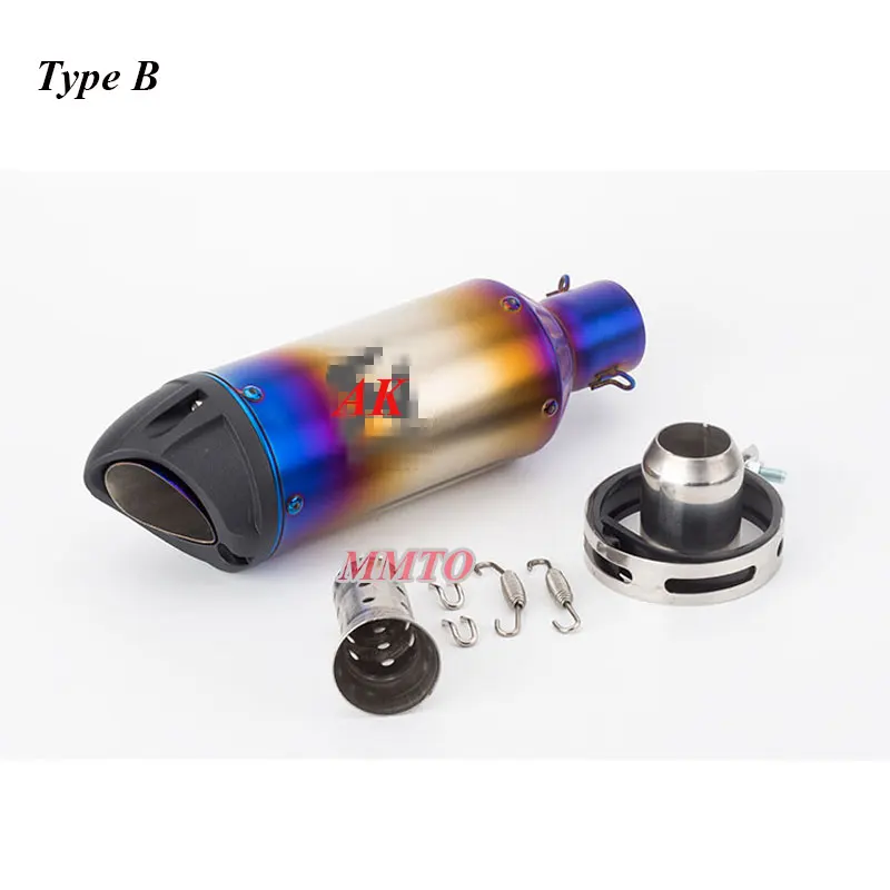 Akrapovic Escape Moto 51 мм выхлопная труба мотоцикла SC глушитель для мотокросса Pitbike YZF Ninja400