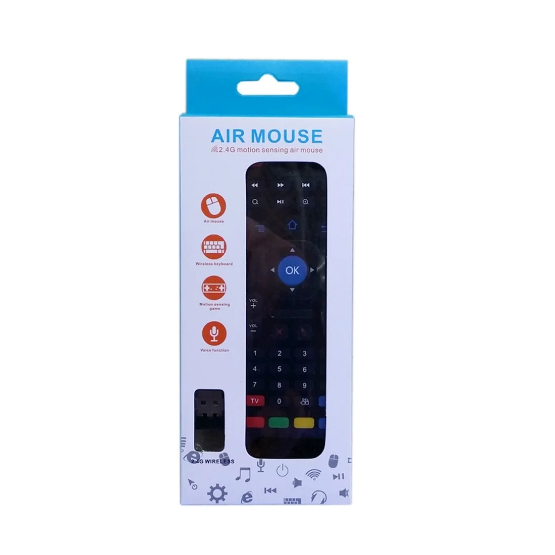 Беспроводная клавиатура 2 4 ГГц пульт дистанционного управления Air Mouse T3 подсветка