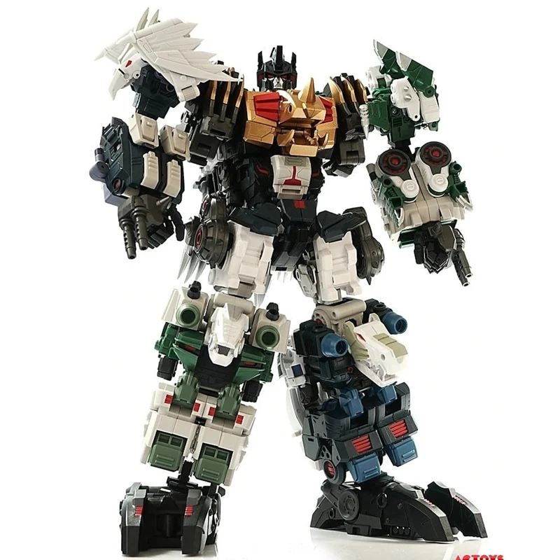 Экшн-Фигурка-трансформер 6 в 1 Fansproject FPJ Fans Project Saurus Ryu-Oh Dinokings комбайнер набор из |