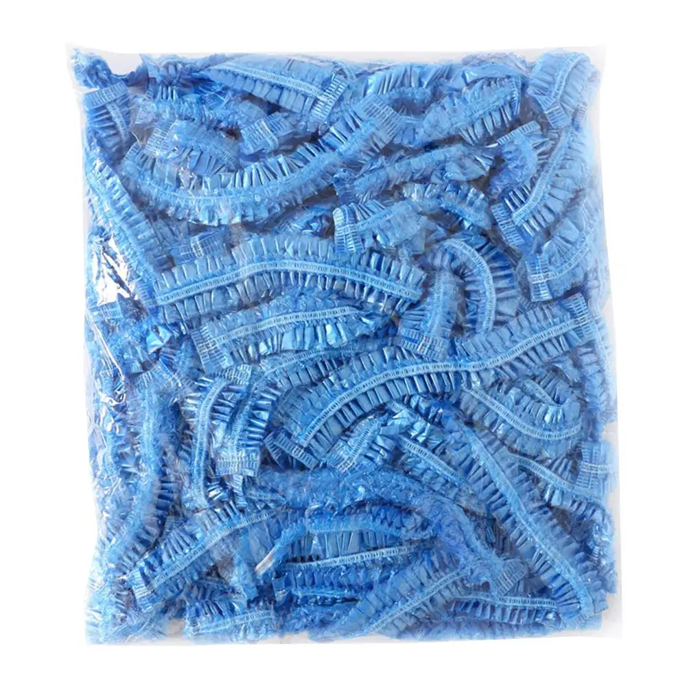 100pcs Microblading Accesories Permanent Makeup Disposable Hair Net Caps Sterile Hat For Eyebrow Tattooing Dyeing Tools | Шиньоны и