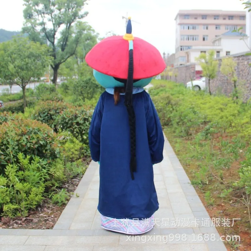 Костюм-талисман Fursuit в виде зомби костюм из мультфильма на Хэллоуин