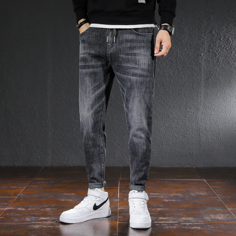 

Jeans men's 2021 new slim jeans, high-quality casual stretch trousers men's clothing, fashion Korean straight versatile jeans