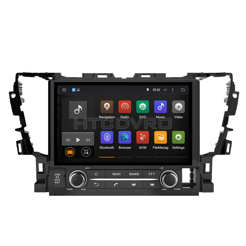 Автомобильный DVD плеер YMODVHT 10 1 дюйма 8 ядер 4 Гб + 32 ГБ Android 9 0 для Toyota Alphard 2015 радио