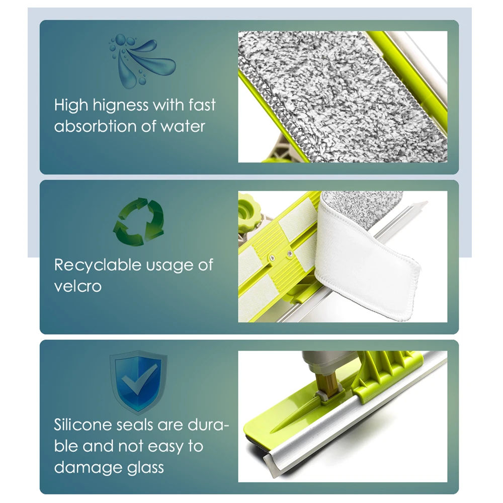 Window Cleaning Squeegee Microfiber Scrubber Wash Cleaner Telescopic 180 Rotatable Dust Brush | Дом и сад