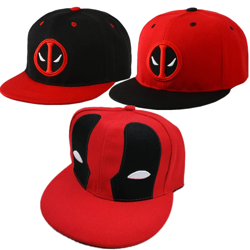 

Movie Superhero Wade Winston Wilson Baseball Cap Cosplay Embroidery Cotton Casual Unisex Adjustable Hat Hip Hop Costume Prop