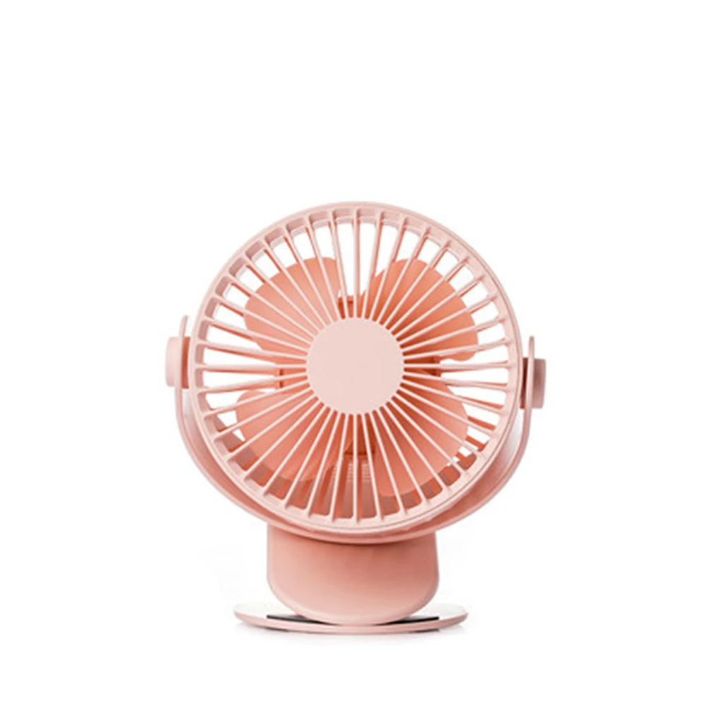 

Portable 2 in 1 Clip Desktop Fan 720 Rotation 3 Adjustable Speed Wind Fan USB Rechargeable Mute Fan For Smart Home Summer