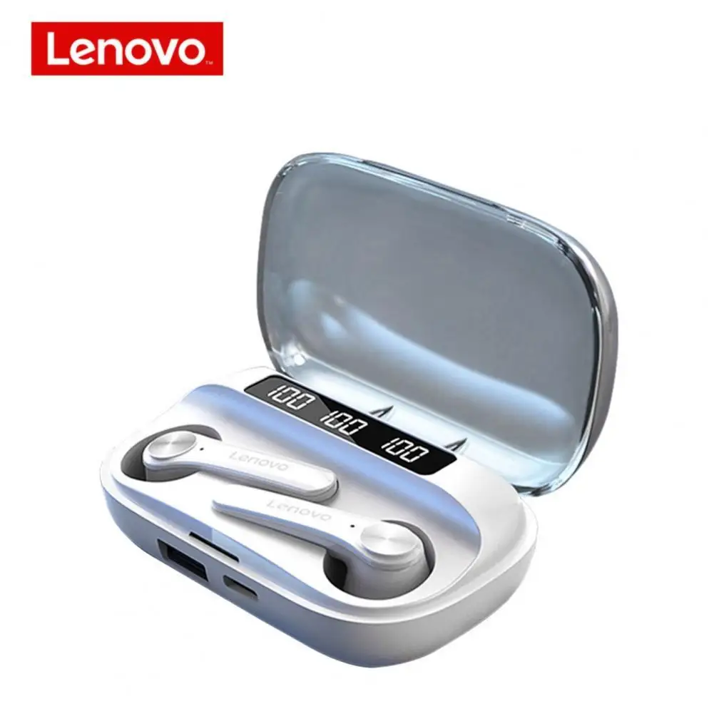 

Lenovo QT81 Wireless Earbuds Rechargeable Waterproof In-ear TWS Bluetooth 5.1 Stereo Earphones for Sports