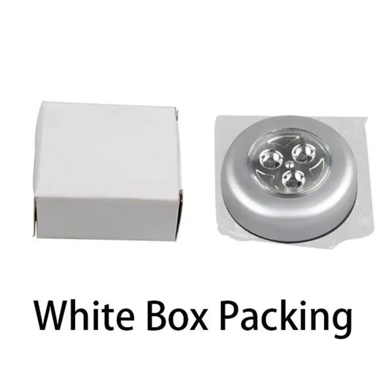 ABS пластик 3 светодиодный на батарейках настенный кухонный светильник освещение