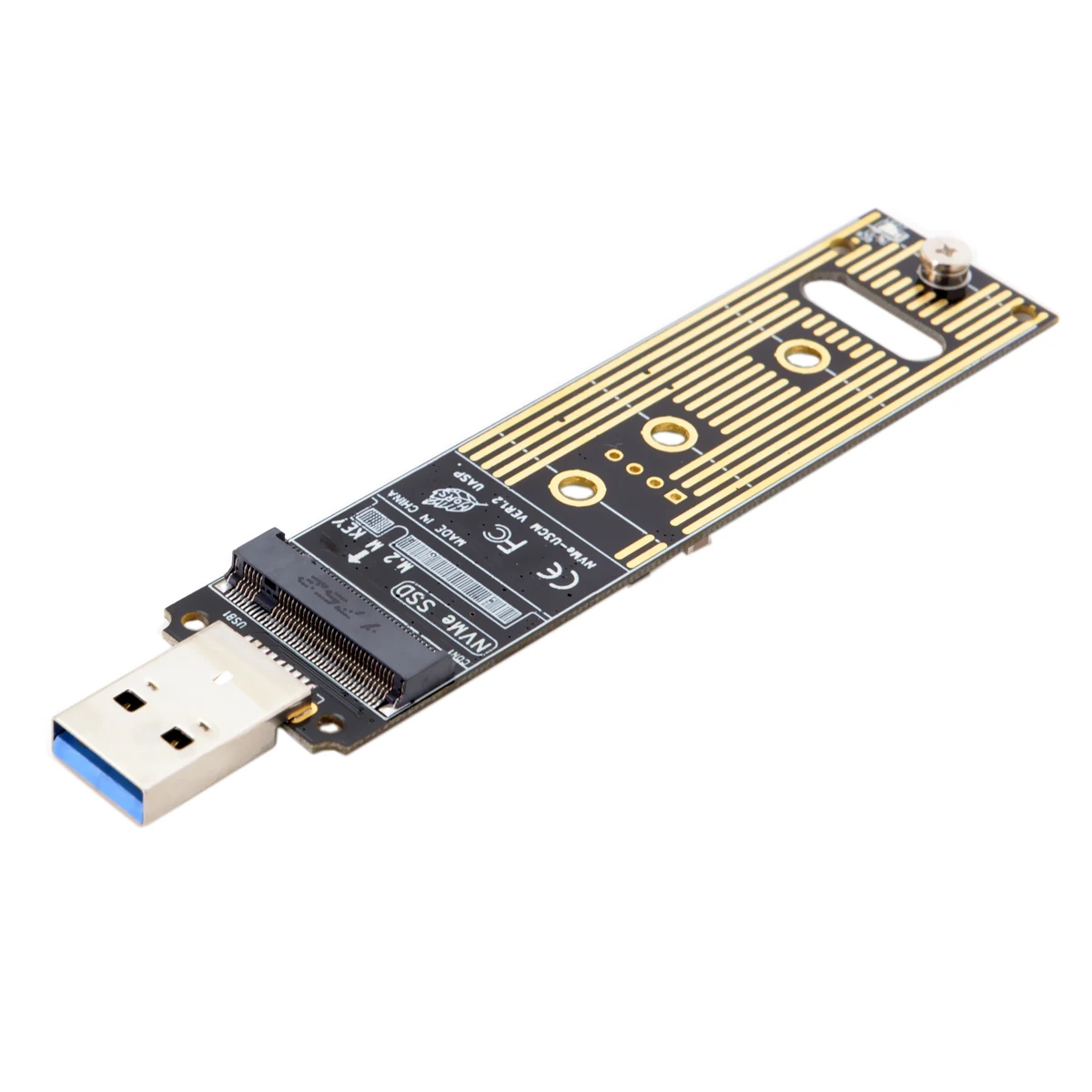 M2 SSD чехол NVME NGFF корпус M.2 к USB 3 0 M Ключ адаптер NVMe USB|Компьютерные кабели и разъемы| |