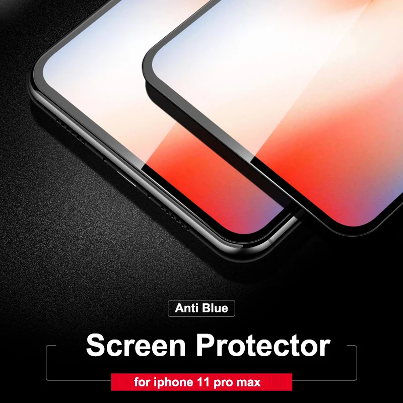 Ультрафиолет жидкое полное клеевое Защитное стекло для iPhone 11 Pro Max XR XS закаленное