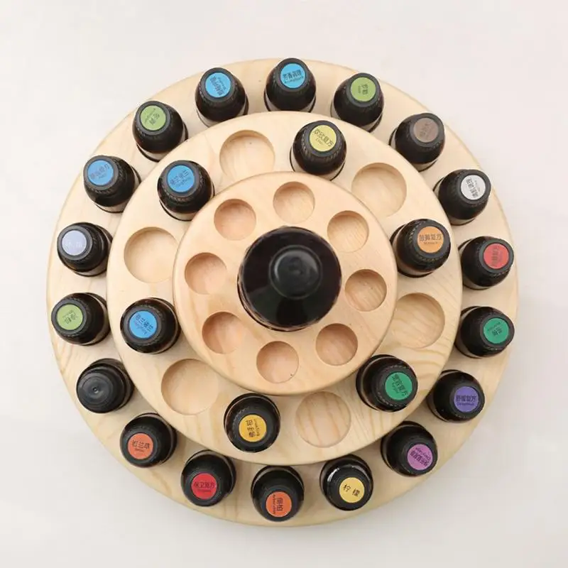 Высококачественная трехслойная коробка для хранения эфирных масел 39 ячеек