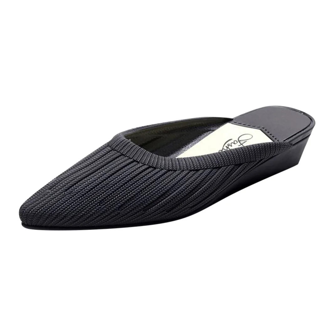 Женские пляжные шлепанцы JAYCOSIN черные унисекс на плоской подошве для ванной