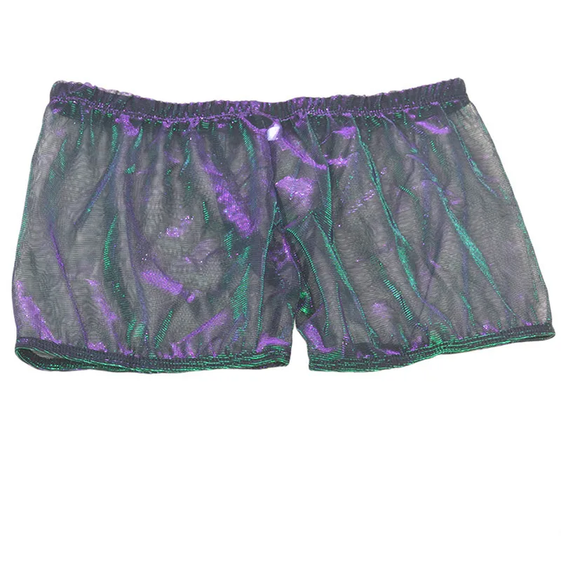 Кружевное зеленое камуфляжное нижнее белье для геев мужские боксеры модные