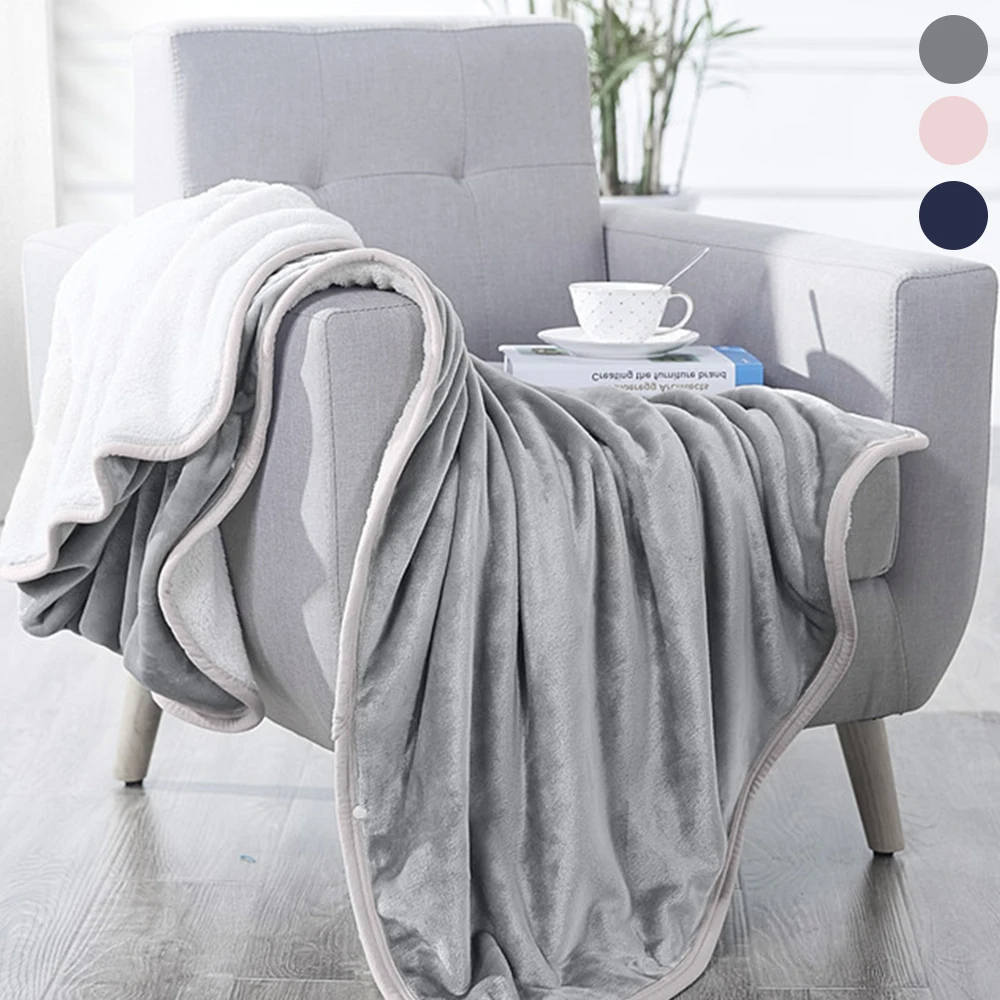 

Winter Coral Fleece Blanket Soft Warm Sheet Bedspread Sofa Throw Light Thin Mechanical Wash Flannel Blankets