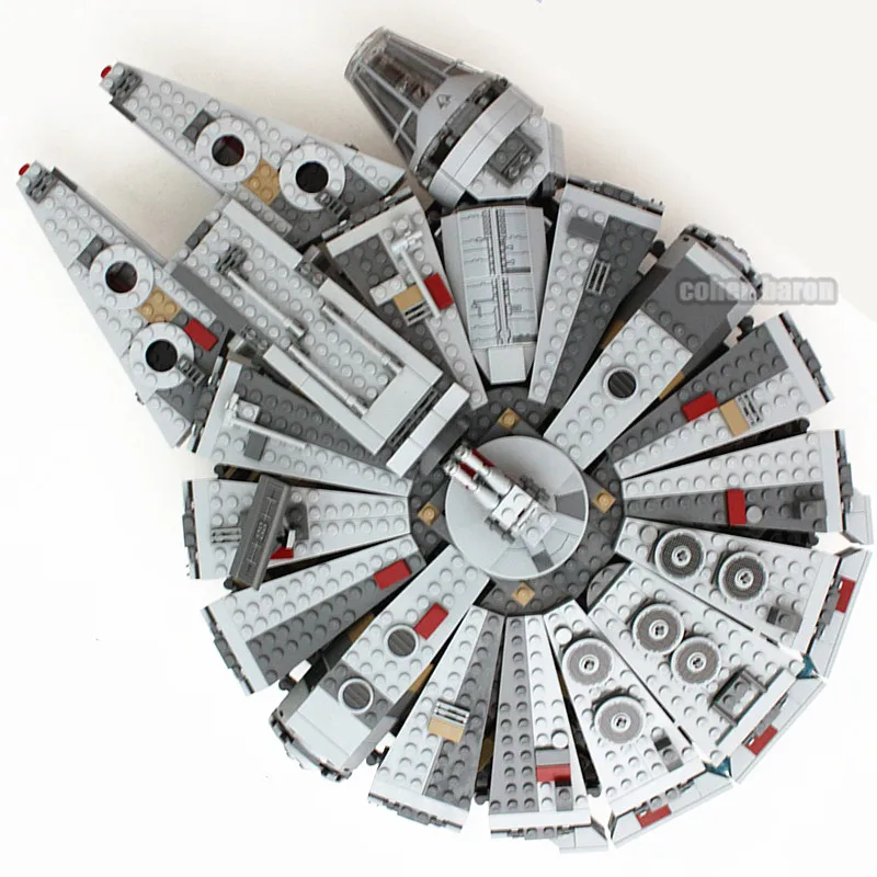 1381 шт. 7 кукол Пробуждение силы сокол Звездные войны фигурки 05007 75105 строительные