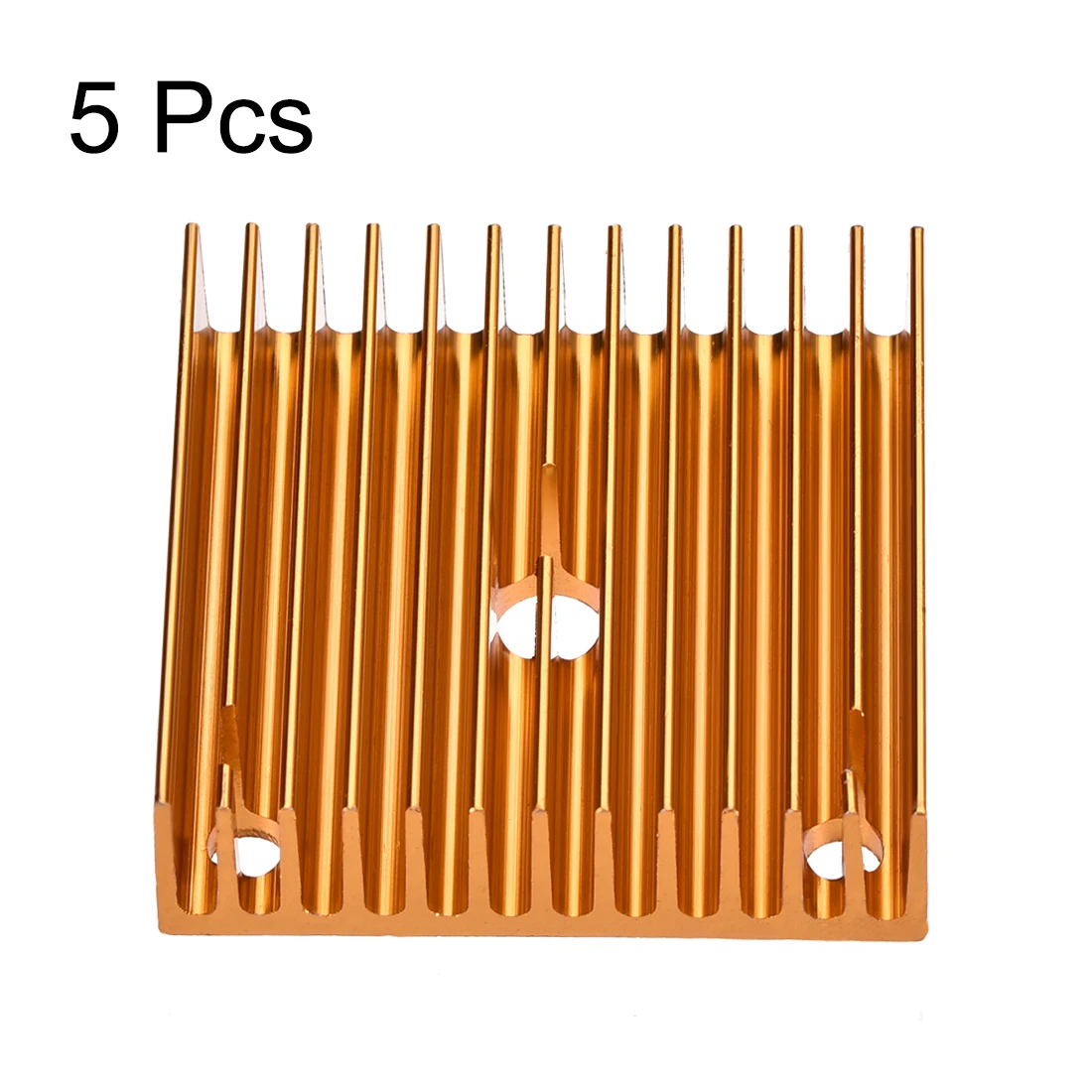 

uxcell Heatsink for Cooling MK8 3D Printers Cooler Heat Sink 40 X 40 X 11mm 5pcs Golden