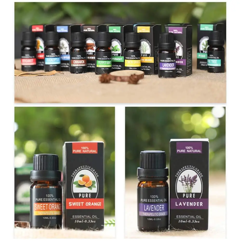 

10ml Massage Natural Aromatherapy Essential Oil Relieve Skin Oi Body Relax Kinds Many Essential Massage Care Fragrance of S K0Q7