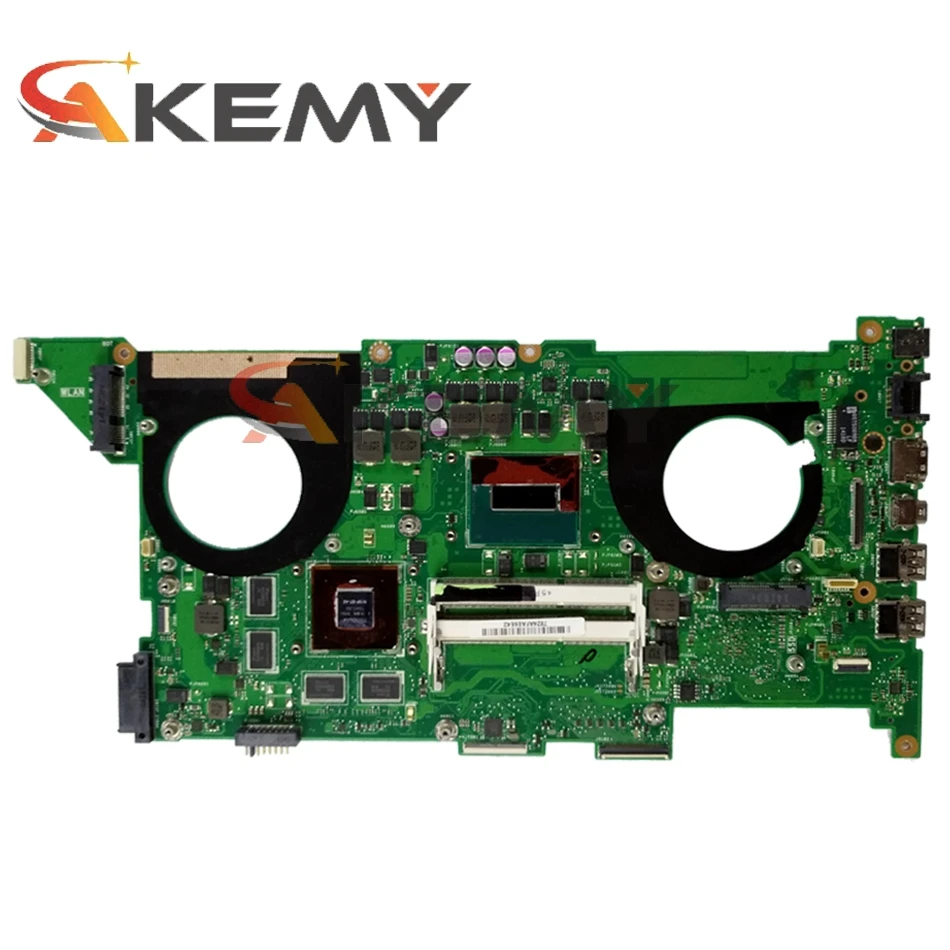 

N750JV motherboard N750J I7-4700HQ/AS GTX750M Mainboard REV2.1 For ASUS N750J N750JK N750JV laptop motherboard HM86 Test 100% ok