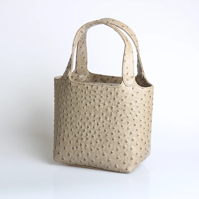 XMESSUN страуса кожаные сумки-мешки для женщин 2021 модная сумка-торба Брендовая