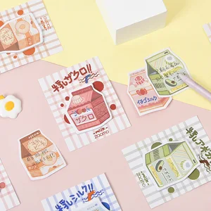 Mohamm 30 шт Банан молочный серии блокнот милый кавайный липкий блокнот канцелярские принадлежности