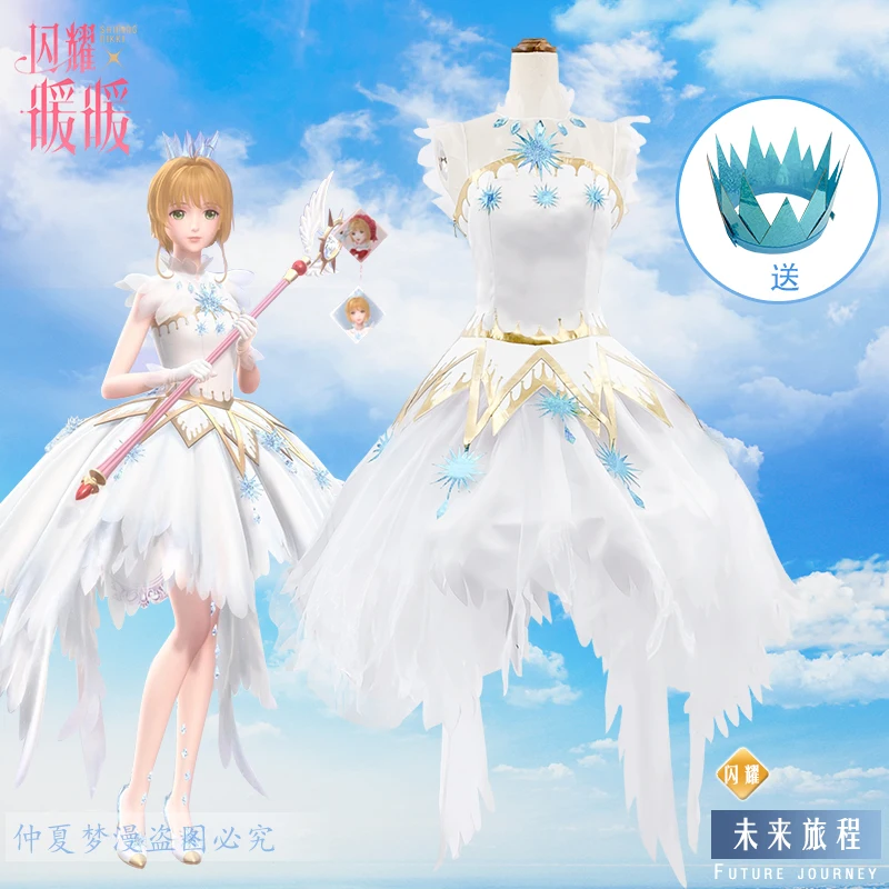 

Аниме Shinning Nikki & Cardcaptor Sakura Lilith свадебное платье Косплей Костюм для ролевых игр вечерние женские платья на Хэллоуин Бесплатная доставка 2020