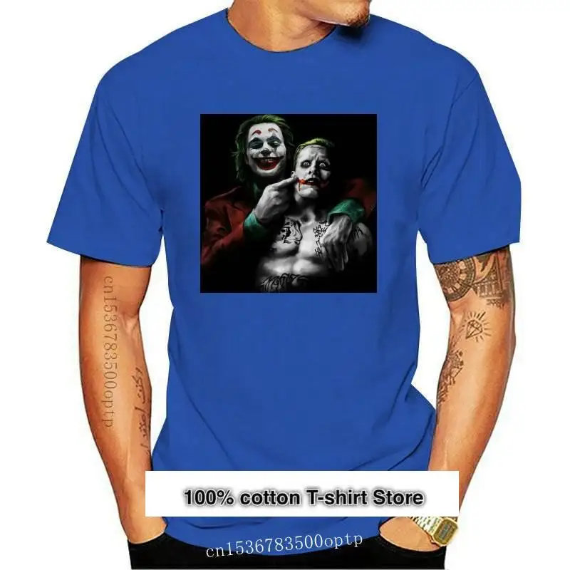Camiseta negra con estampado del Joker Joaquin Phoenix, camisa divertida de Joaquin Phoenix