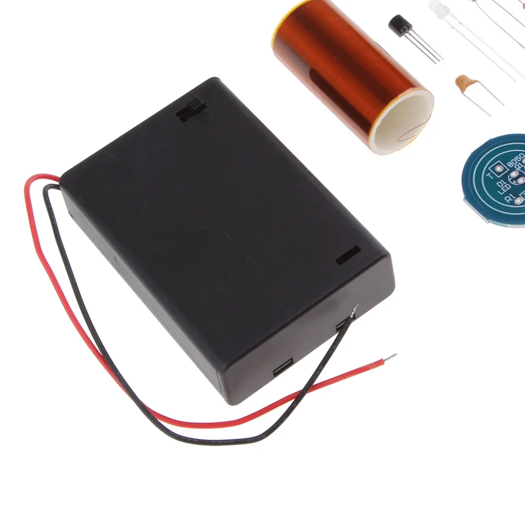 Собранный набор катушек Tesla беспроводная передача модель для эксперимента