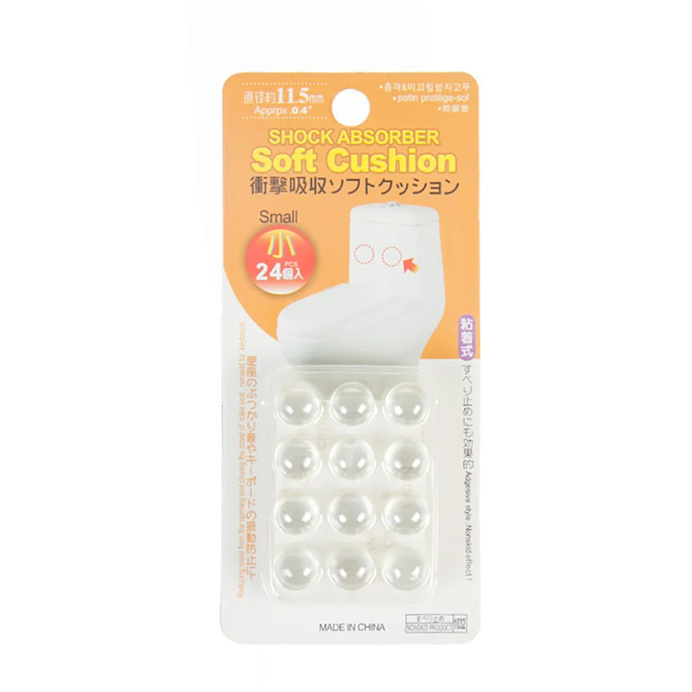 24pcs Transparent Door Anti-Collision Silencer Pad Non-Slip Silicone Soft Cushion Bathroom Accessories Baby Room Decoration Tool | Дом и сад