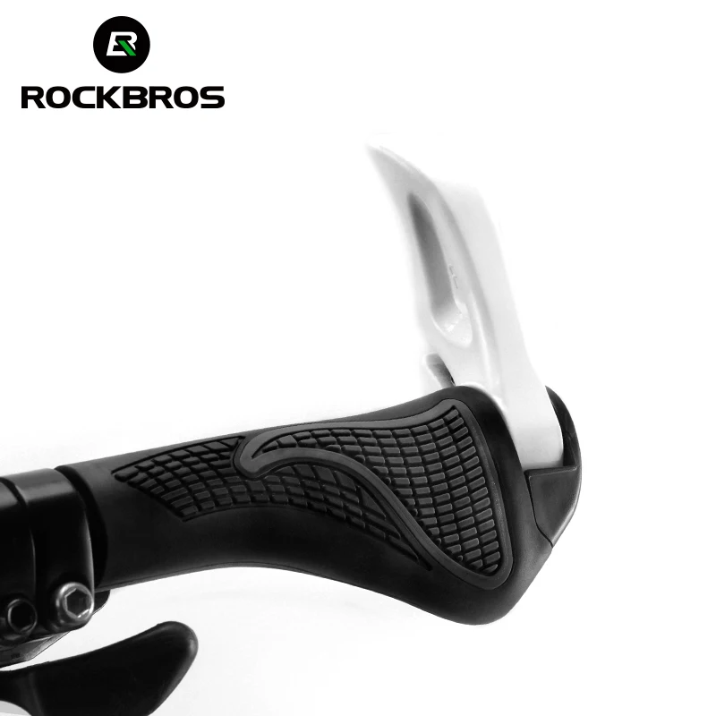 

ROCKBROS MTB Bicycle Grips Bike Handlebar Horns Shofar Vice Handlebar Grips ShockproofBike Grips Cycling Rubber Grips