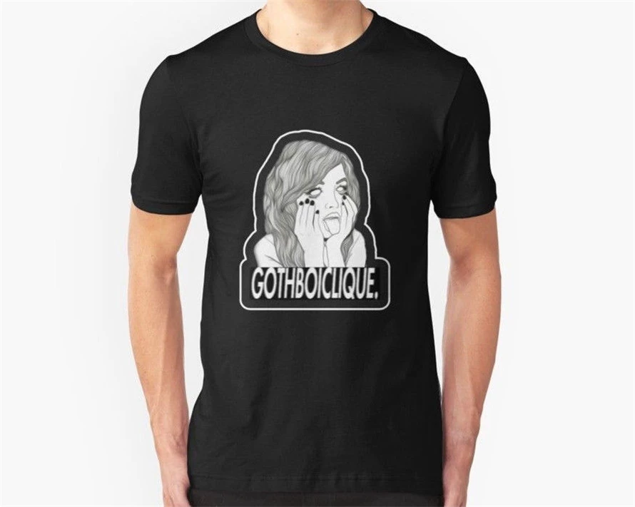 Новинка Футболка для девочек в готическом стиле мужчин Размер S 2Xl Подарок